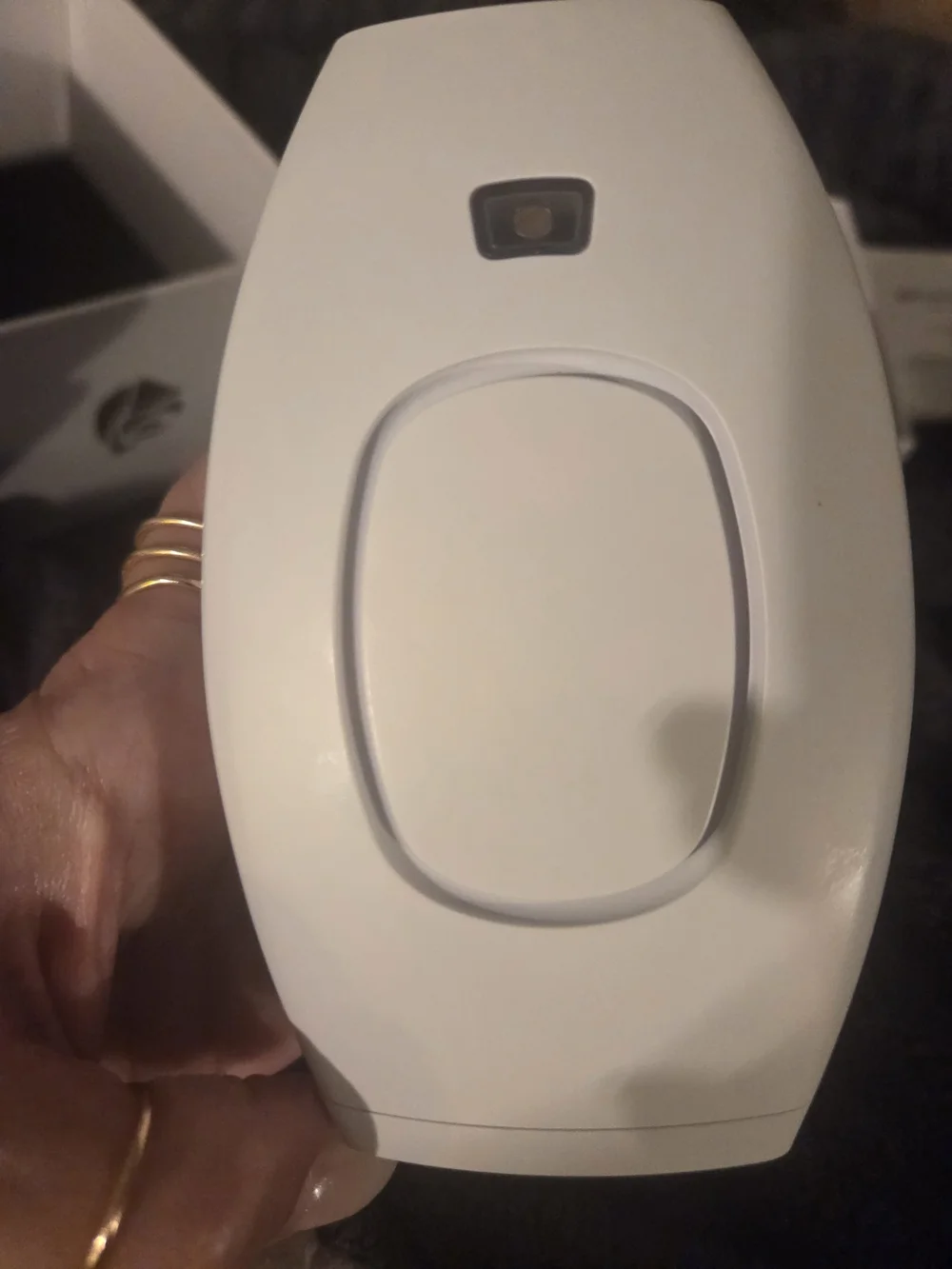 IPL Hair Removal Handset — White & Gold